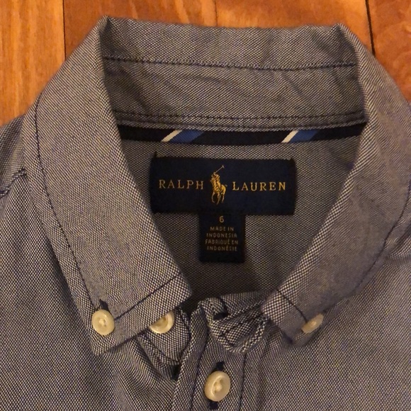Boys Ralph Lauren short sleeve button down shirt - Picture 2 of 3